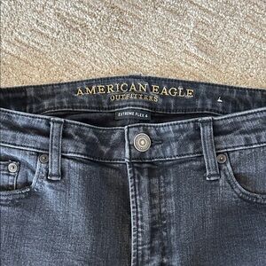 American Eagle Outfitters Men's Dark Gray Skinny Jeans